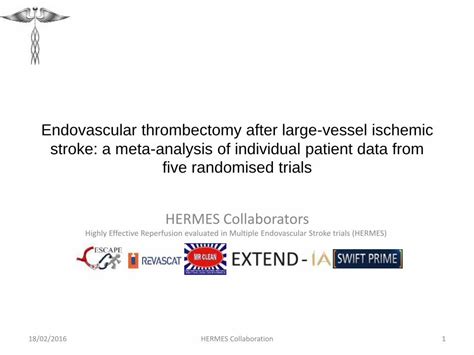 hermes meta analysis|endovascular mechanical thrombectomy.